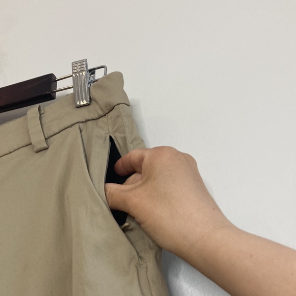 Lululemon Pants Mens 32 x 27 Beige Tan Commission Classic Swift Cotton Golf - Picture 8 of 15